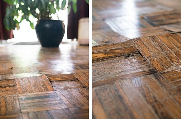 uneven flooring photo